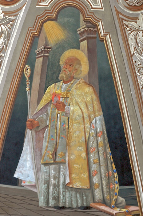 Sant'Agostino vescovo e cardioforo