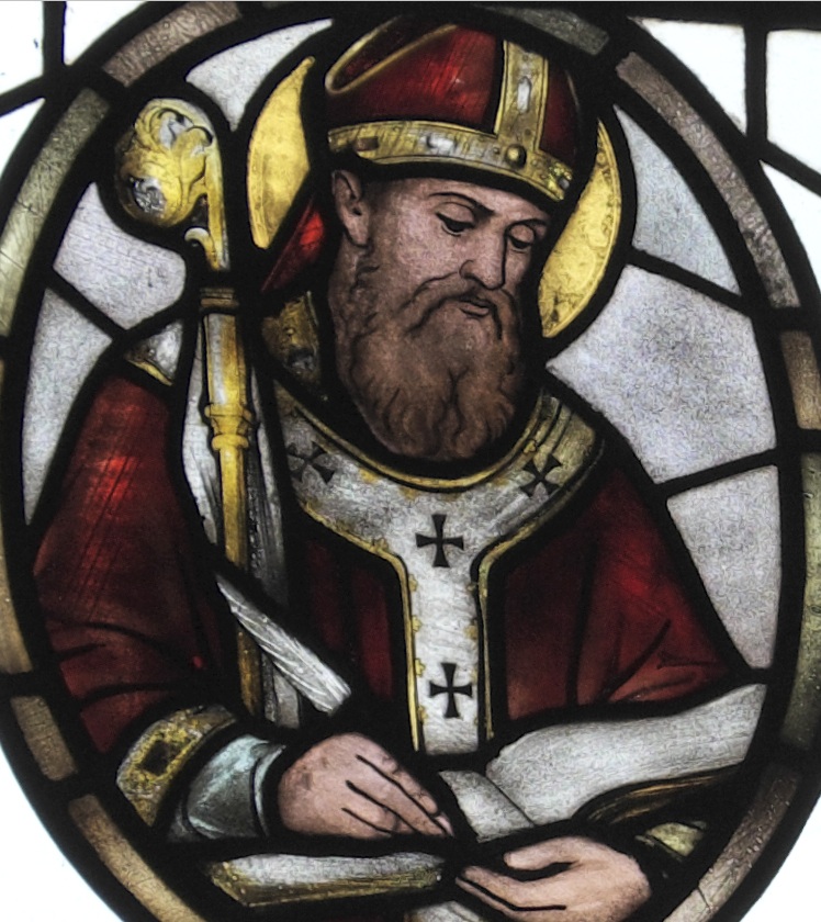 Agostino Dottore della Chiesa scrive libri e trattati