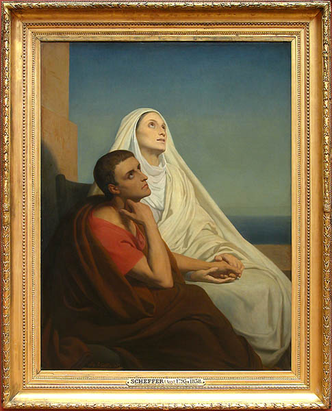 Estasi di Ostia di Johann Scheffer von Leonhardshoff al Louvre