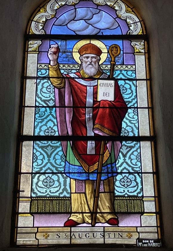 Sant'Agostino vescovo e cardioforo