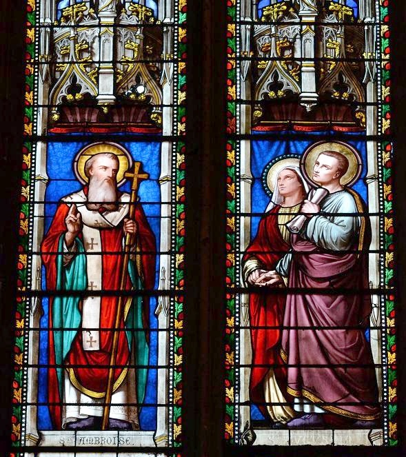 Estasi di Ostia, vertata nella chiesa di saint Genès des carmes a Clermont Ferrand