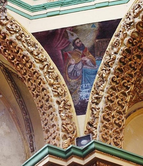 Sant'Agostino vescovo e Dottore della Chiesa ispirato dalla Trinità