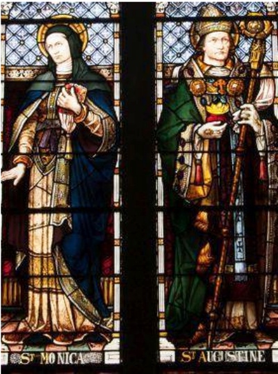 Agostino cardioforo e Monica