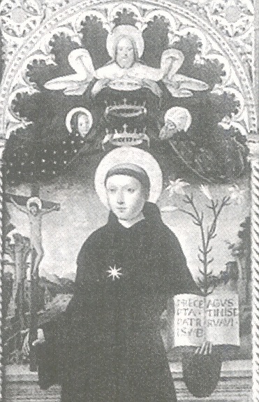 Particolare di san Nicola incoronato