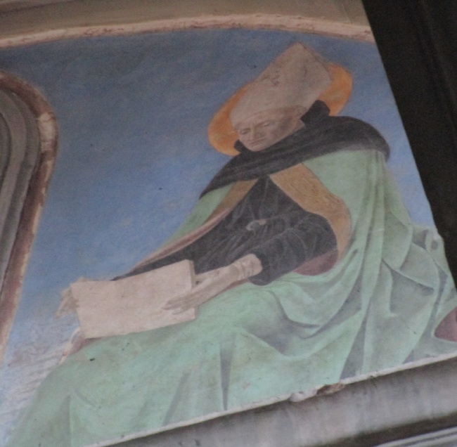Agostino vescovo e Dottore della Chiesa a Firenze, chiesa di S. Miniato al Monte nella Cappella del Cardinale di Portogallo