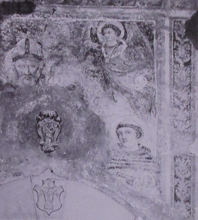 Sant'Agostino, san Nicola da Tolentino e un angelo