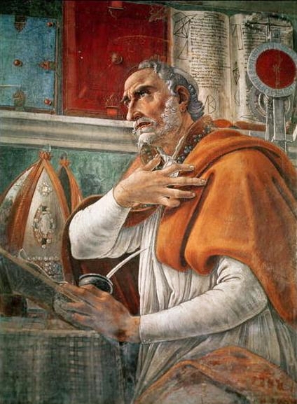Sant'Agostino nello studio, dipinto di Sandro Botticelli