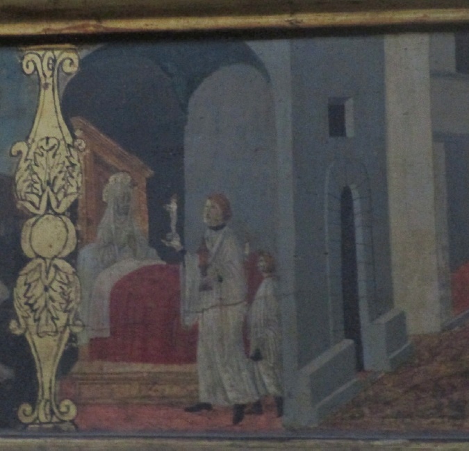 Morte di Monica a Ostia antica di Francesco Botticini in Santo Spirito a Firenze, Cappella Bini