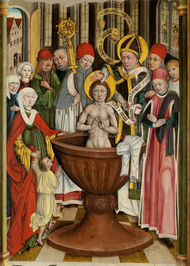 Battesimo di Agostino a Milano