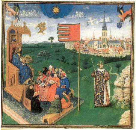Agostino indica il re giusto