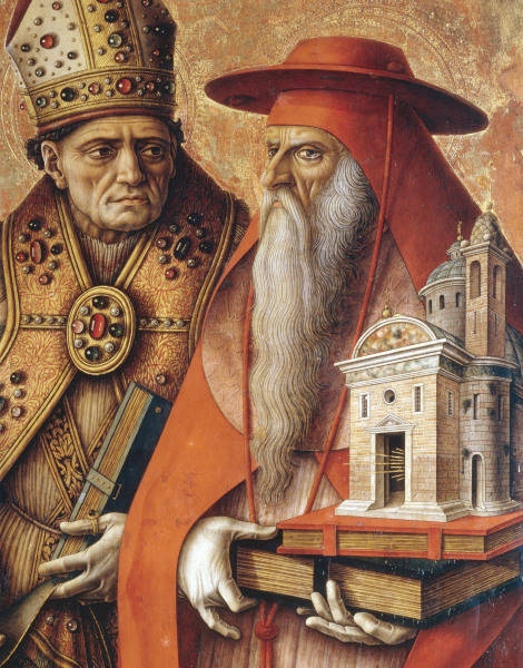 I santi Agostino e Gerolamo