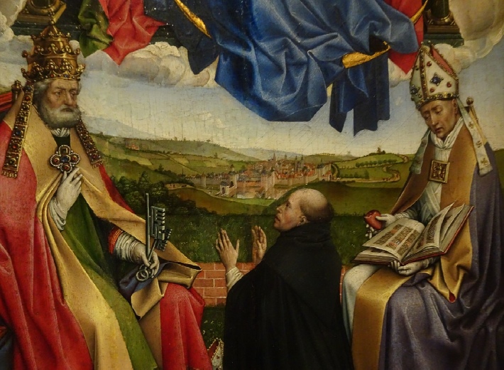 Donatore fra san Pietro e sant'Agostino di Robert Campin