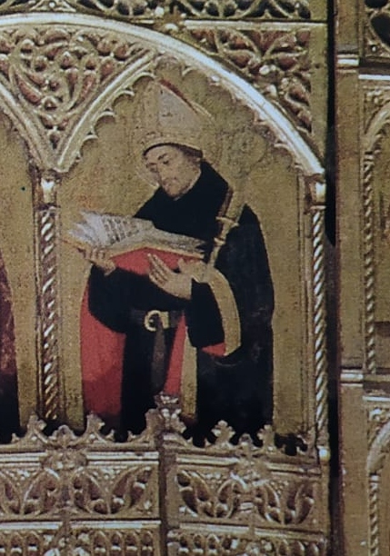 Polittico con la Madonna e Santi: particolare di Agostino