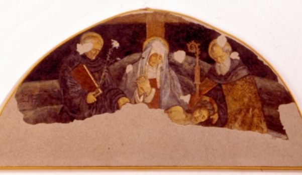 Pietà tra i santi Agostino e Domenico