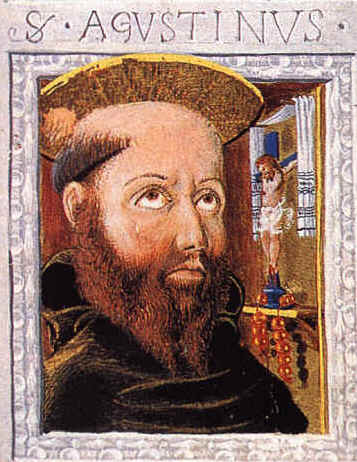 Sant'Agostino e il Crocifisso di Matteo Crivelli