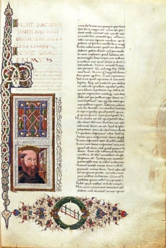 Sant'Agostino e il Crocifisso di Matteo Crivelli