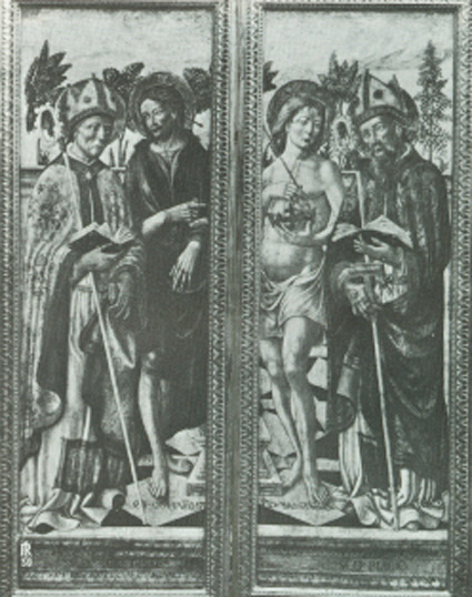 Sant'Agostino vescovo e san Biagio di Andrea di Niccolò