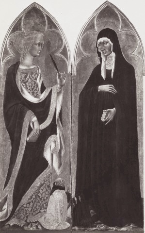 Santa Caterina d'Alessandria con donatore e Santa Monica