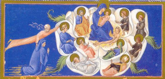 Sant'Agostino e la Rosa Candida dantesca