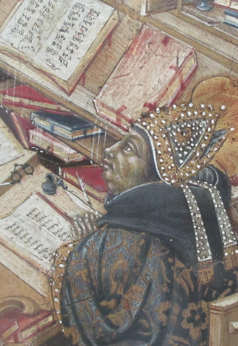 Particolare dello studiolo di Agostino