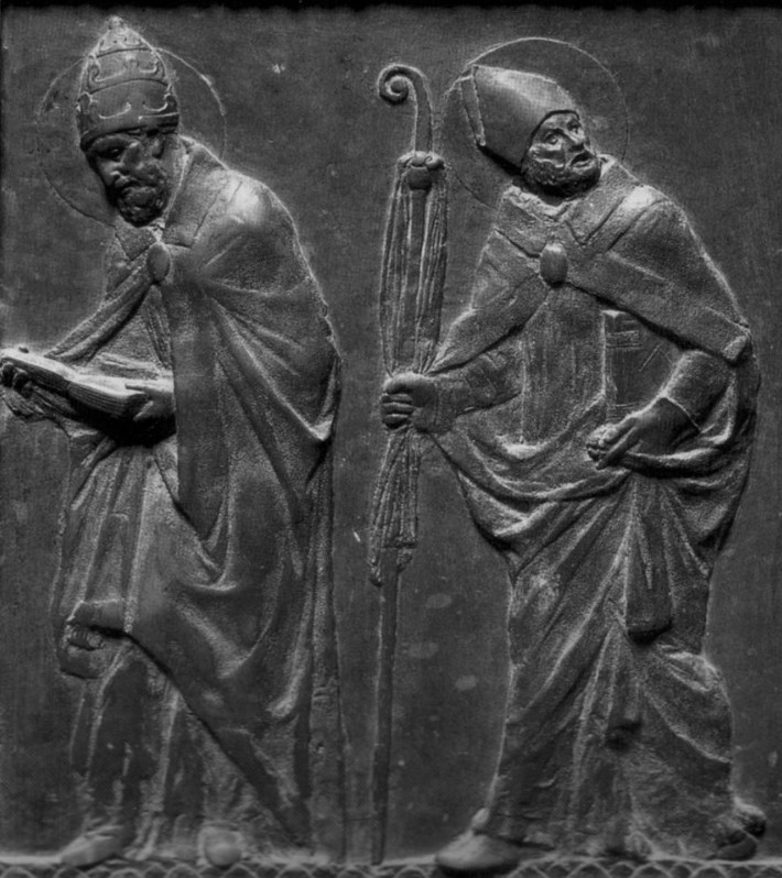 Sant'Agostino vescovo e Dottore della Chiesa con altri Padri