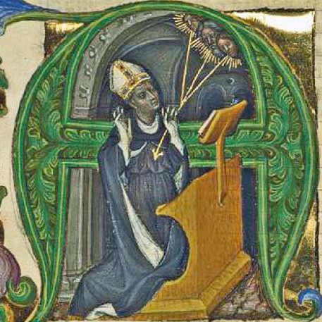 Agostino medita sul mistero della Trinità
