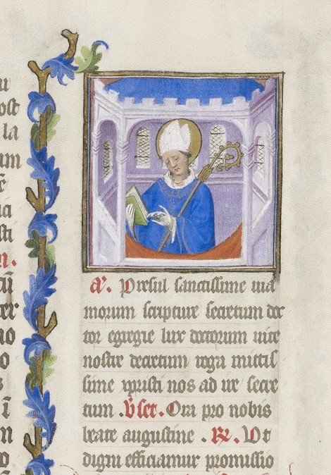 Sant'Agostino nel suo studio