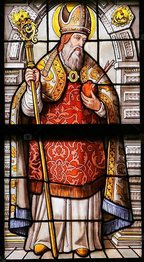 Sant'Agostino vescovo e cardioforo