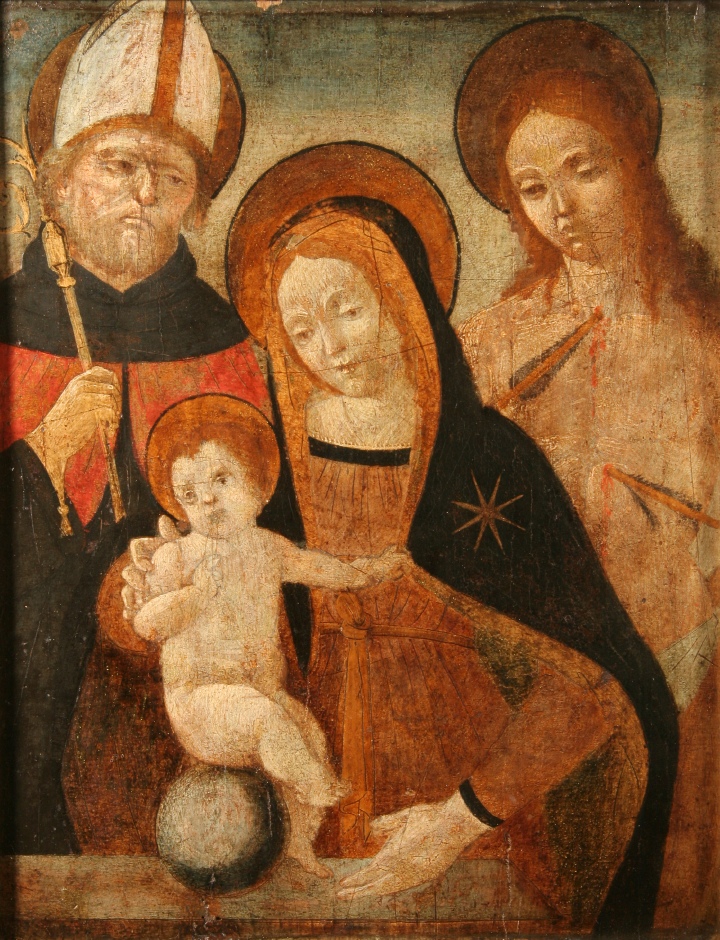 La Vergine e il Bambino fra i santi Agostino e Sebastiano