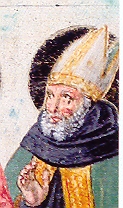 Sant'Agostino e altri santi agostiniani ai piedi della Croce di Benozzo Gozzoli