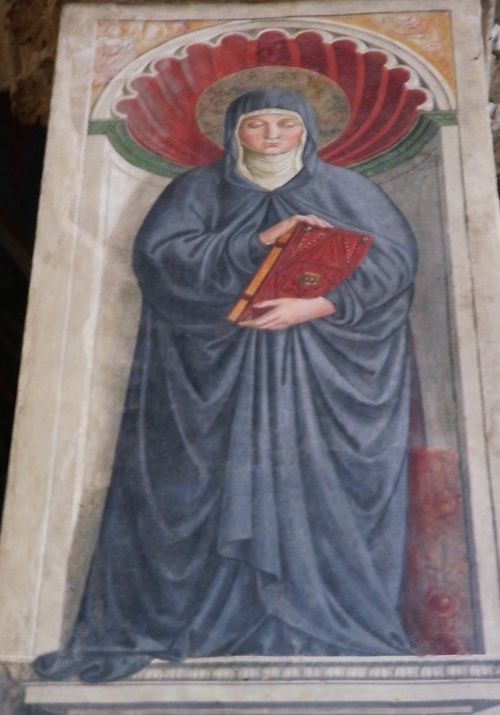 Santa Monica vestita da agostiniana di Benozzo Gozzoli