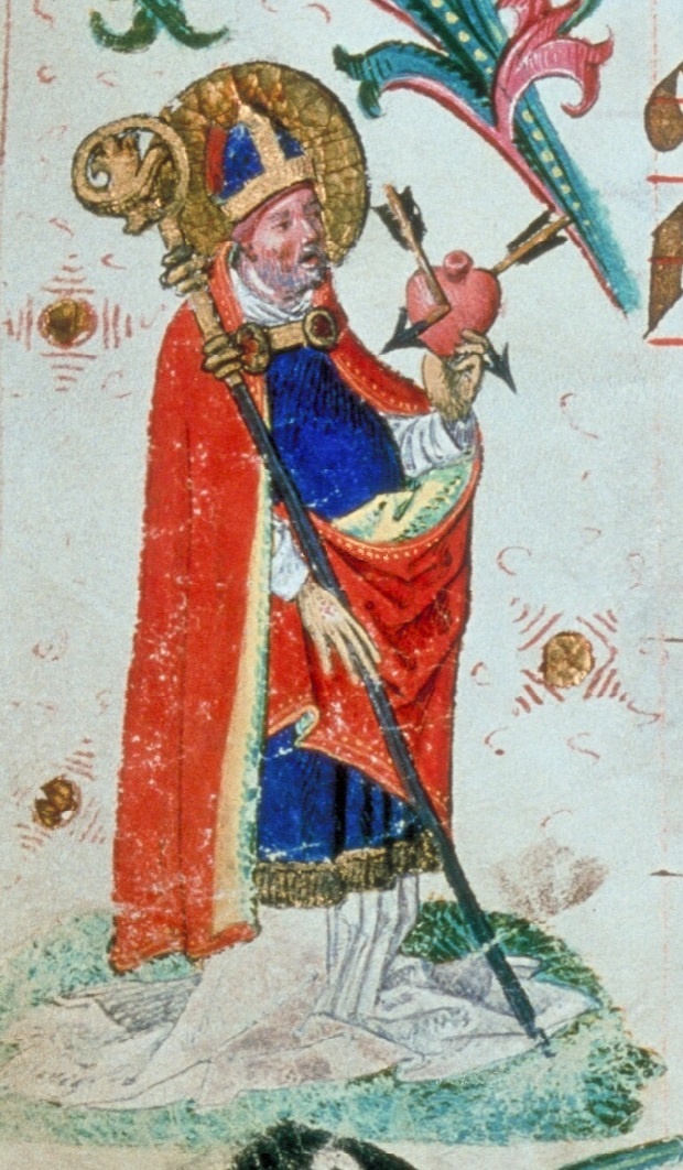 Sant'Agostino vescovo e cardioforo