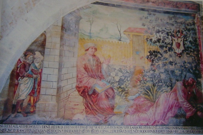 Agostino e la scena del Tolle lege nel giardino di Milano