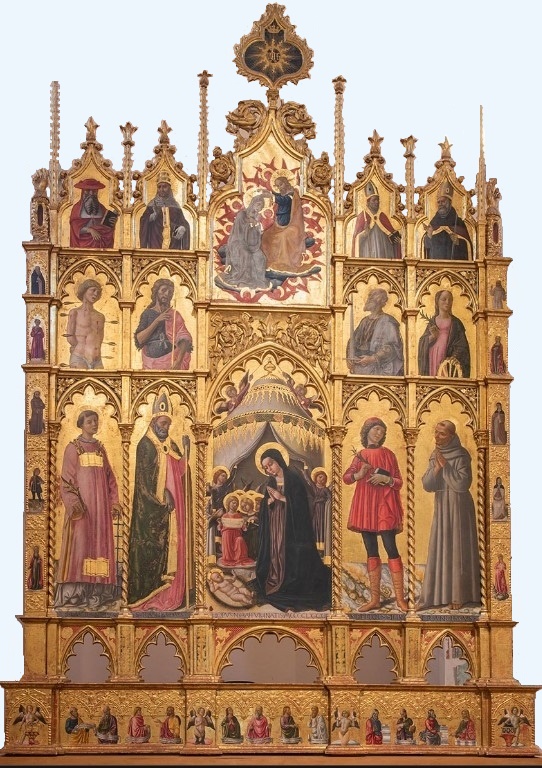 La Vergine Assunta e santi