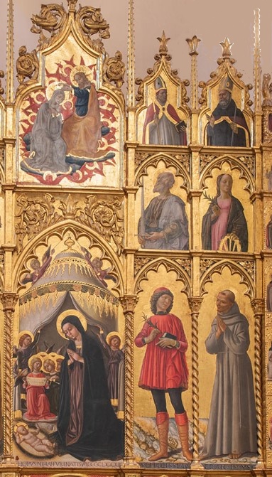 La Vergine Assunta e santi