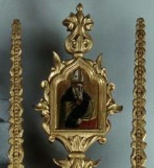 Particolare di Agostino vescovo e Dottore della Chiesa