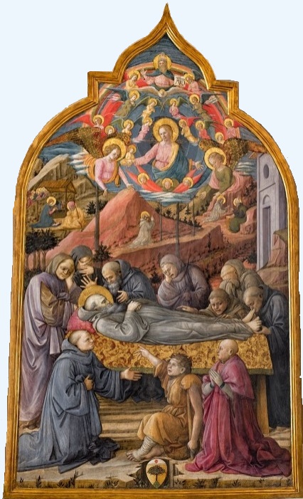 Esequie di san Gerolamo con Agostino che appare a Gerolamo