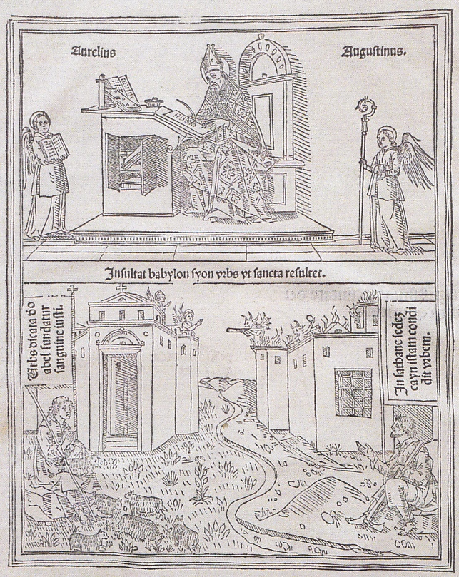 Sant'Agostino nel suo studio