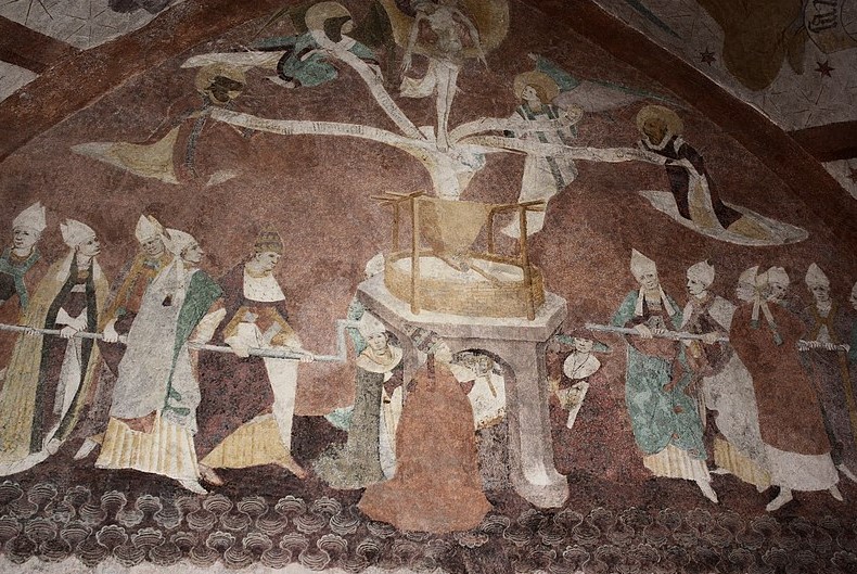 Mola mistica con i Dottori della Chiesa