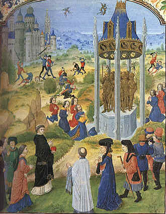 Agostino e gli errori pagani di Scuola fiamminga (1460-1470), Parigi ms. 17