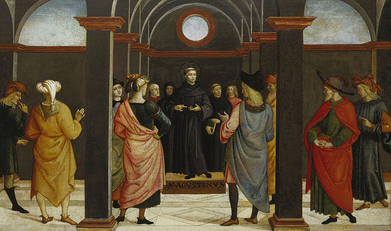 Agostino disputa con Fortunato manicheo