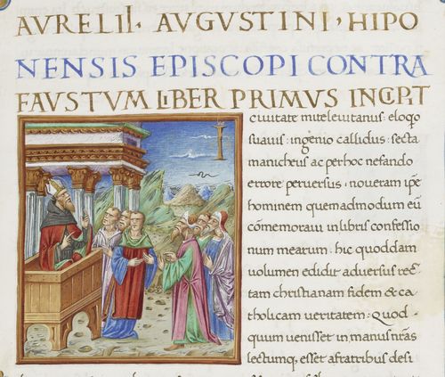 Sant'Agostino contrasta i Manichei