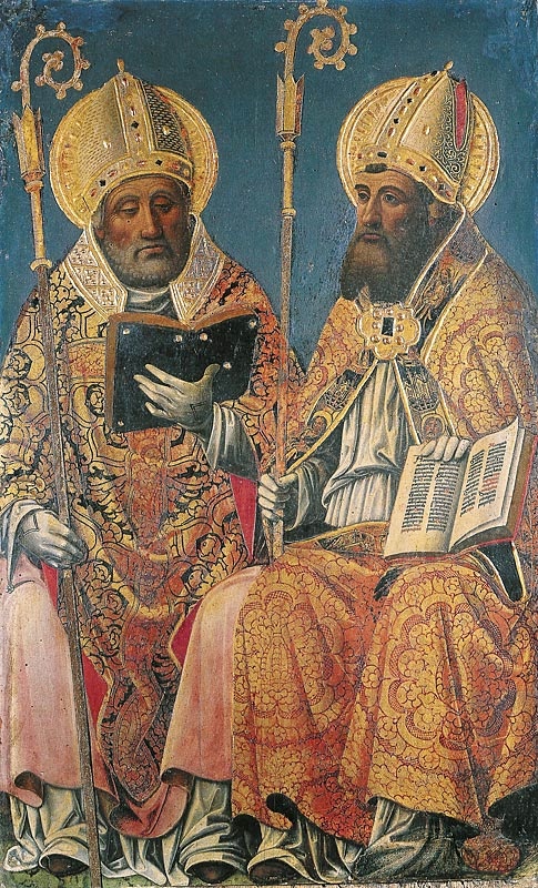 Sant'Ambrogio e sant'Agostino di Giovanni Masone