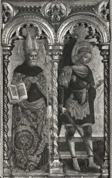 Sant'Agostino, San Michele Arcangelo, Episodi della vita di san Nicola da Tolentino