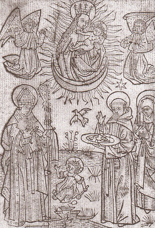 Madonna col Bambino fra due angeli con i santi Agostino, Monica e Nicola da Tolentino