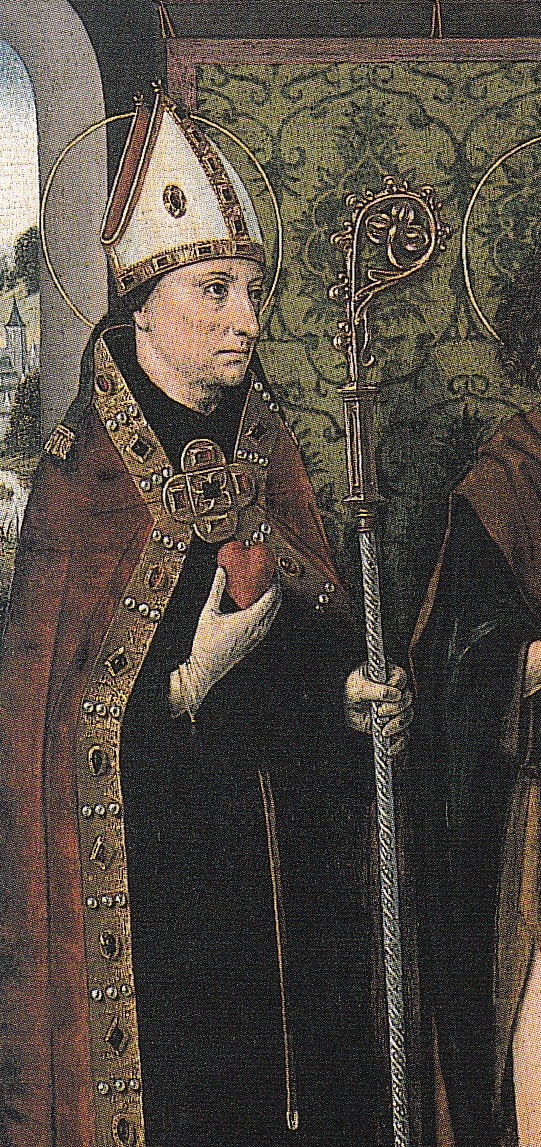 Sant'Agostino, la Vergine, il Battista, Monica e san Nicola da Tolentino