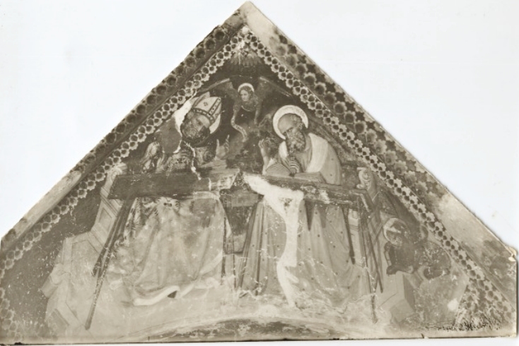 San Marco Evangelista e sant'Agostino,San Matteo Evangelista e san Girolamo,San Giovanni Evangelista e sant'Ambrogio,San Luca Evangelista e san Gregorio