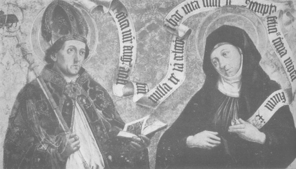 Agostino e Monica di Michael Pacher