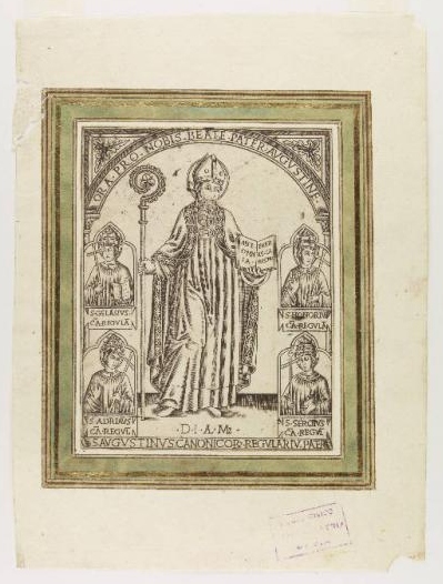 Sant'Agostino protettore dei canonici agostiniani