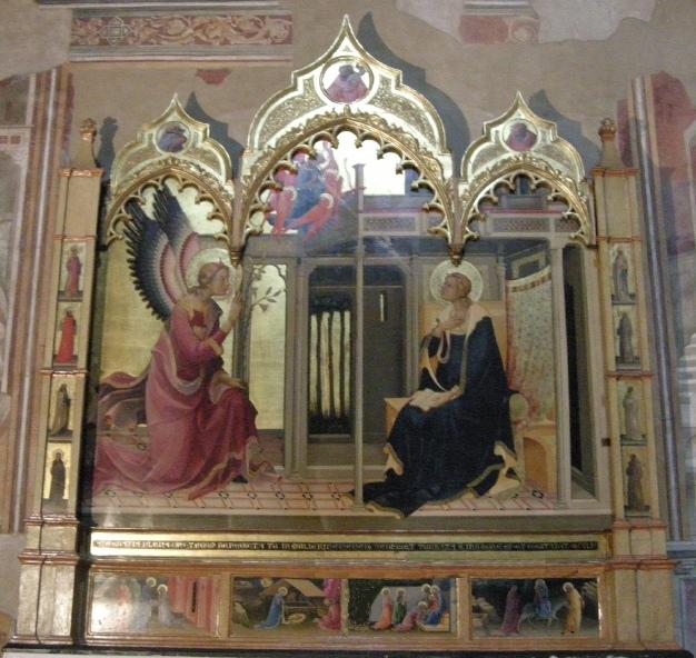 Annunciazione a Maria e santi